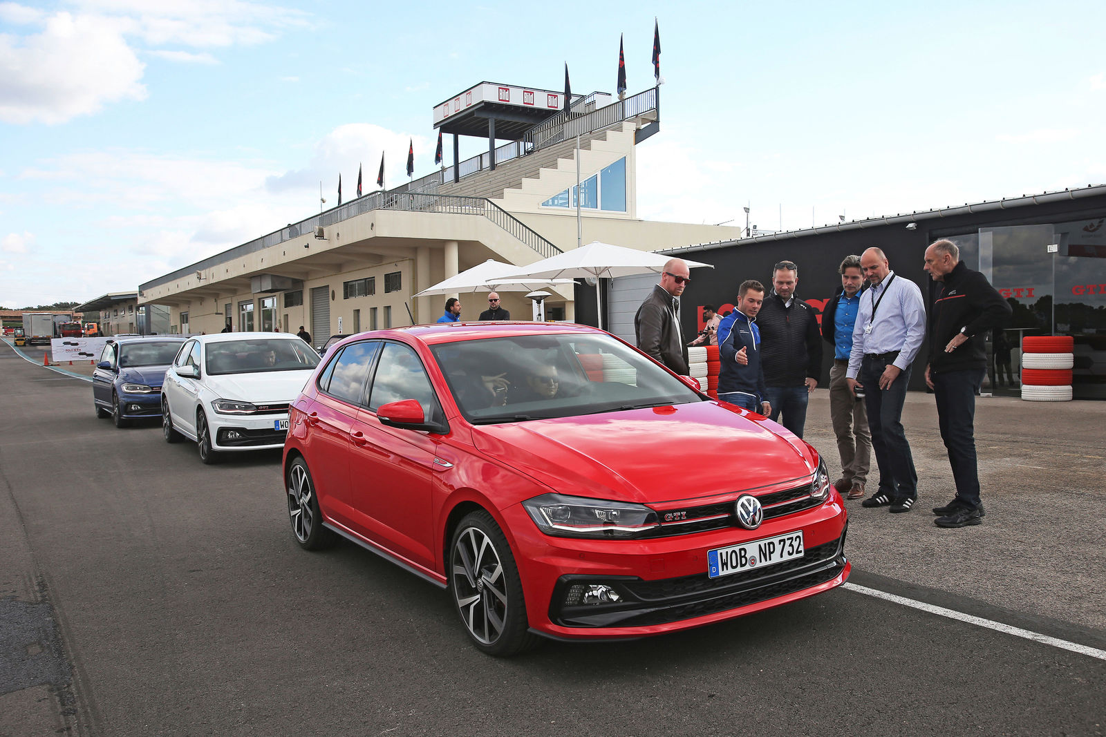 Take a look behind the setting of the press presentation of the new Polo GTI