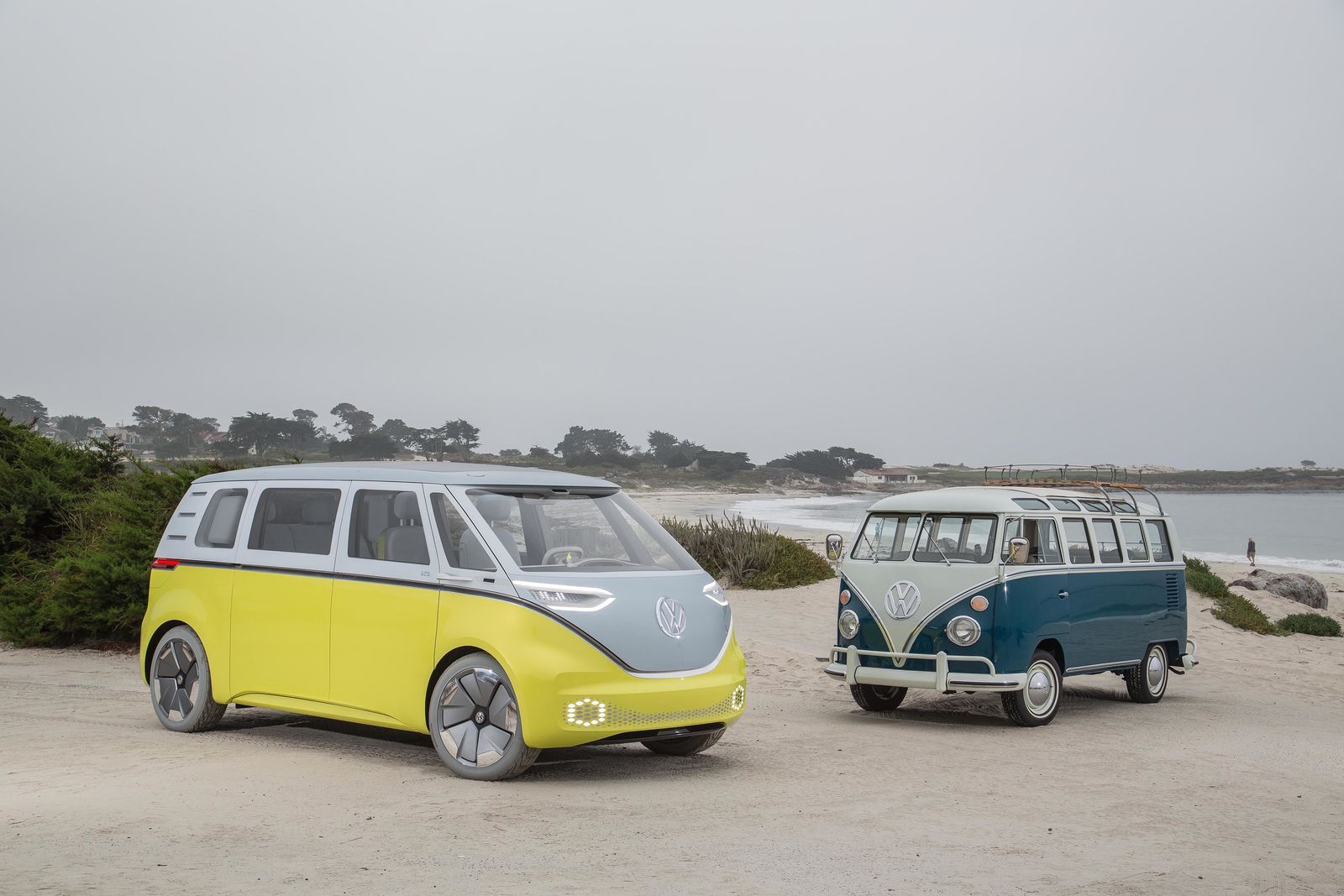 Decision to manufacture an electric VW Microbus based on the iconic design of the ID. BUZZ concept