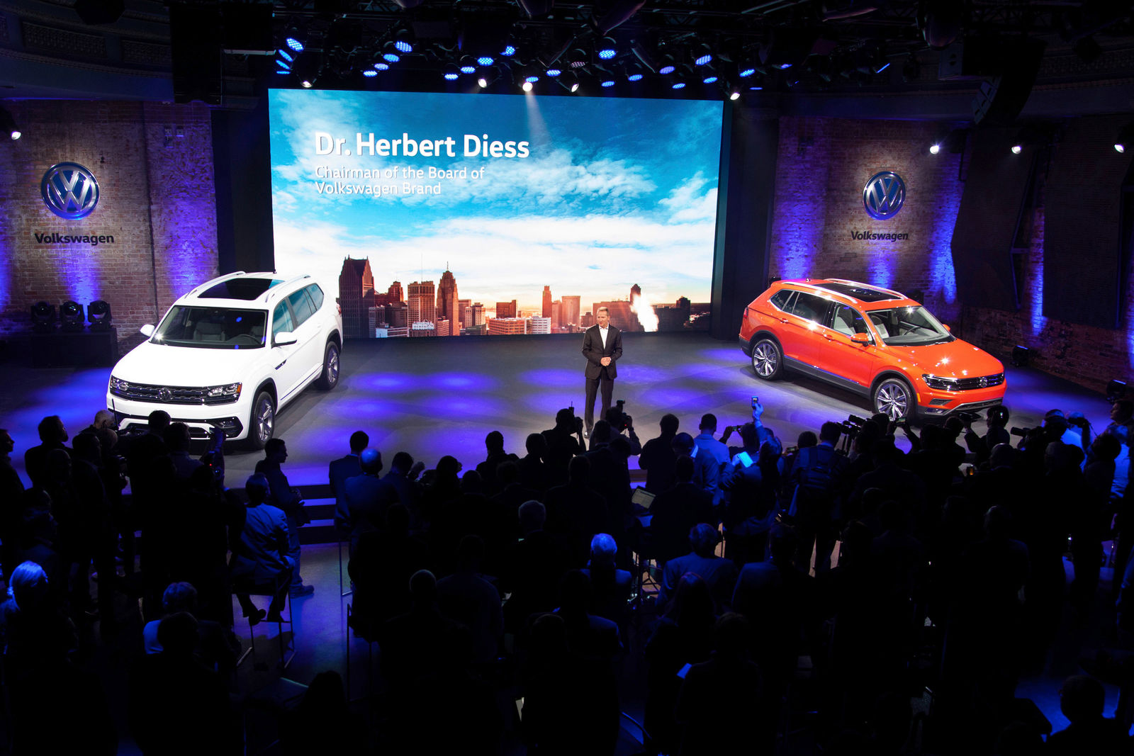 Volkswagen Media Preview on the eve of the North American International Auto Show (NAIAS) in Detroit