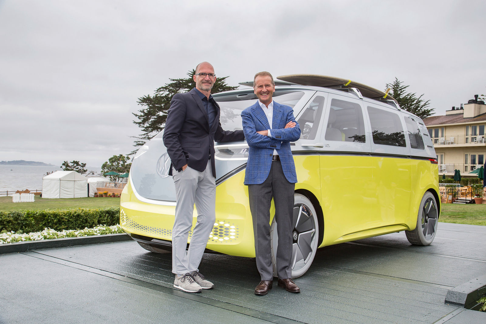 Volkswagen Pressekonferenz anlässlich des Concours d'Elegance in Pebble Beach, Kalifornien, am 19. August 2017 - Die Volkswagen Studie ID. BUZZ geht in Serie