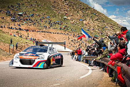 Sebastien Loeb performs at the Pikes Peak International Hill Climb at Pikes Peak in Colorado Springs, Colorado, USA on 30 June, 2013. // Garth Milan/Red Bull Content Pool // 1372676132738-1438755041 // Usage for editorial use only // Please go to www.redbullcontentpool.com for further information. // 