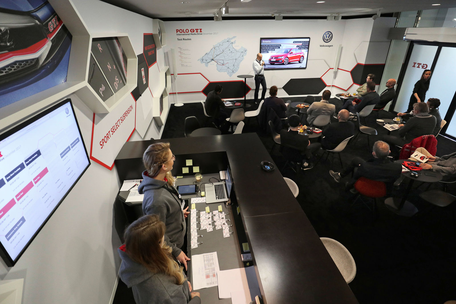 Ein Blick hinter die Kulissen der Presse-Präsentation des neuen Polo GTI