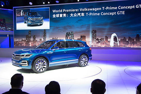 Volkswagen Pressekonferenz auf der Auto China 2016 in Peking
