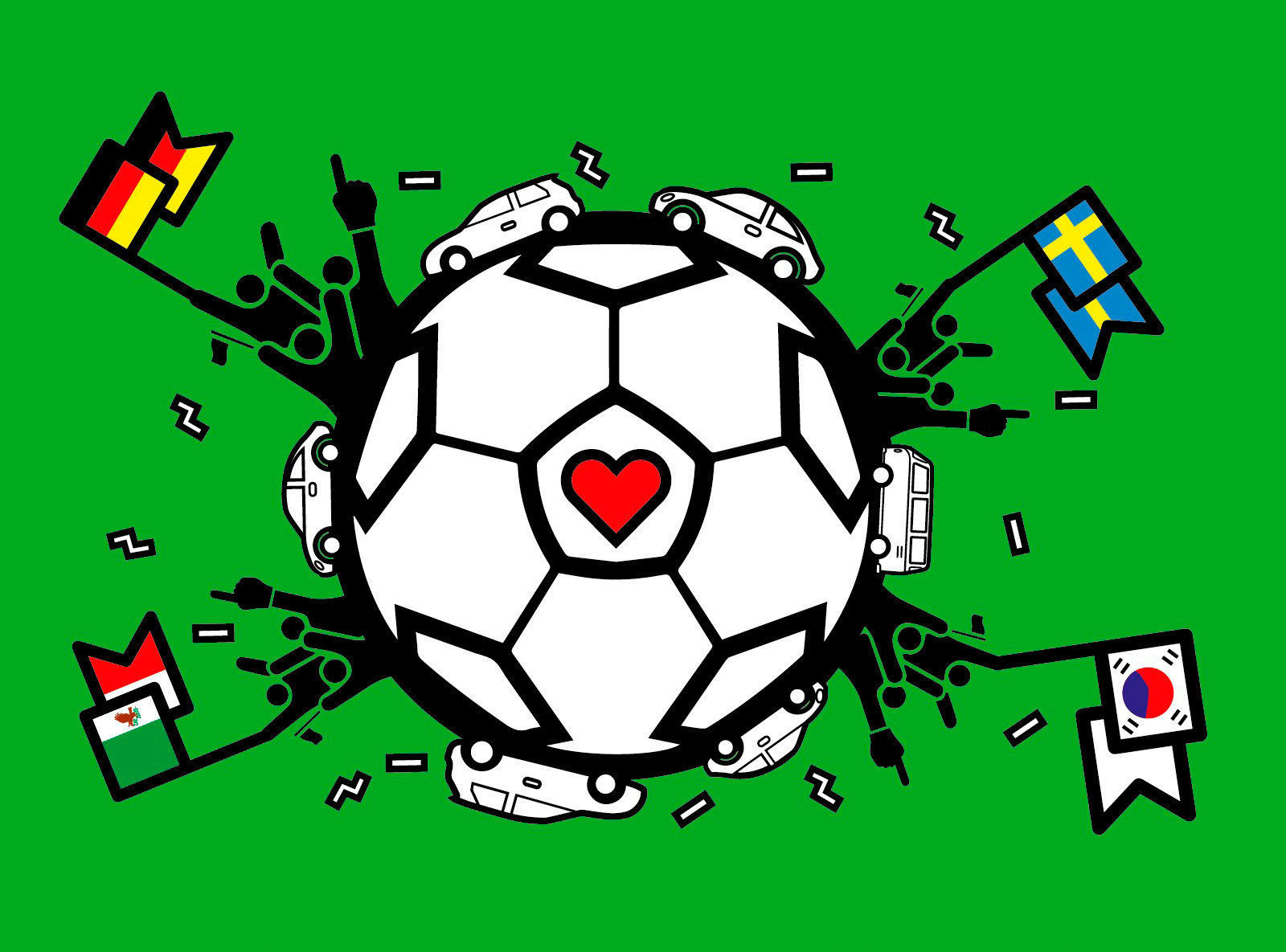 Story: Fußball- & VW-Fans aus Schweden, Mexiko, Südkorea und Deutschland