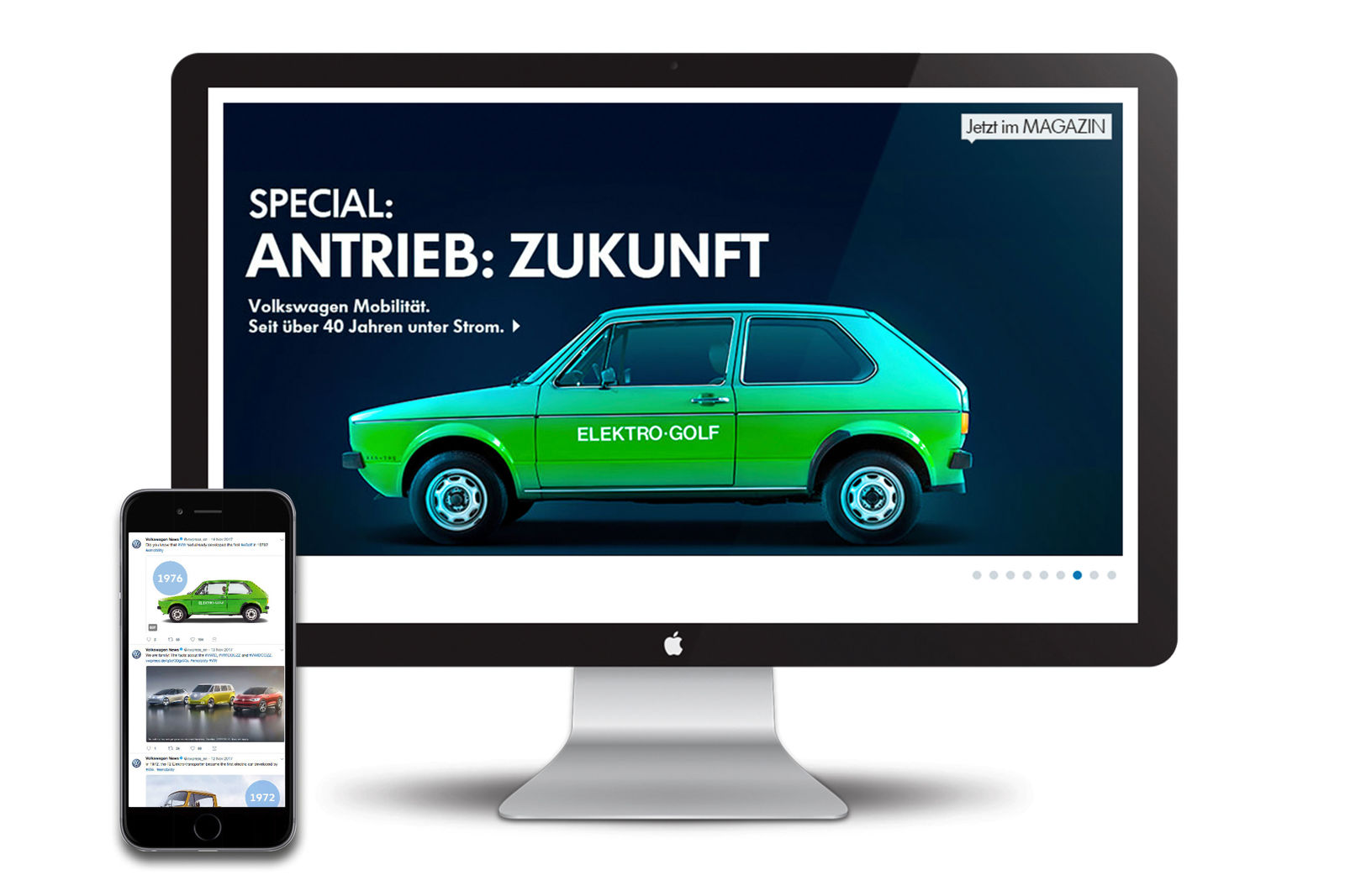 Successful campaign on the history of electromobility at Volkswagen
