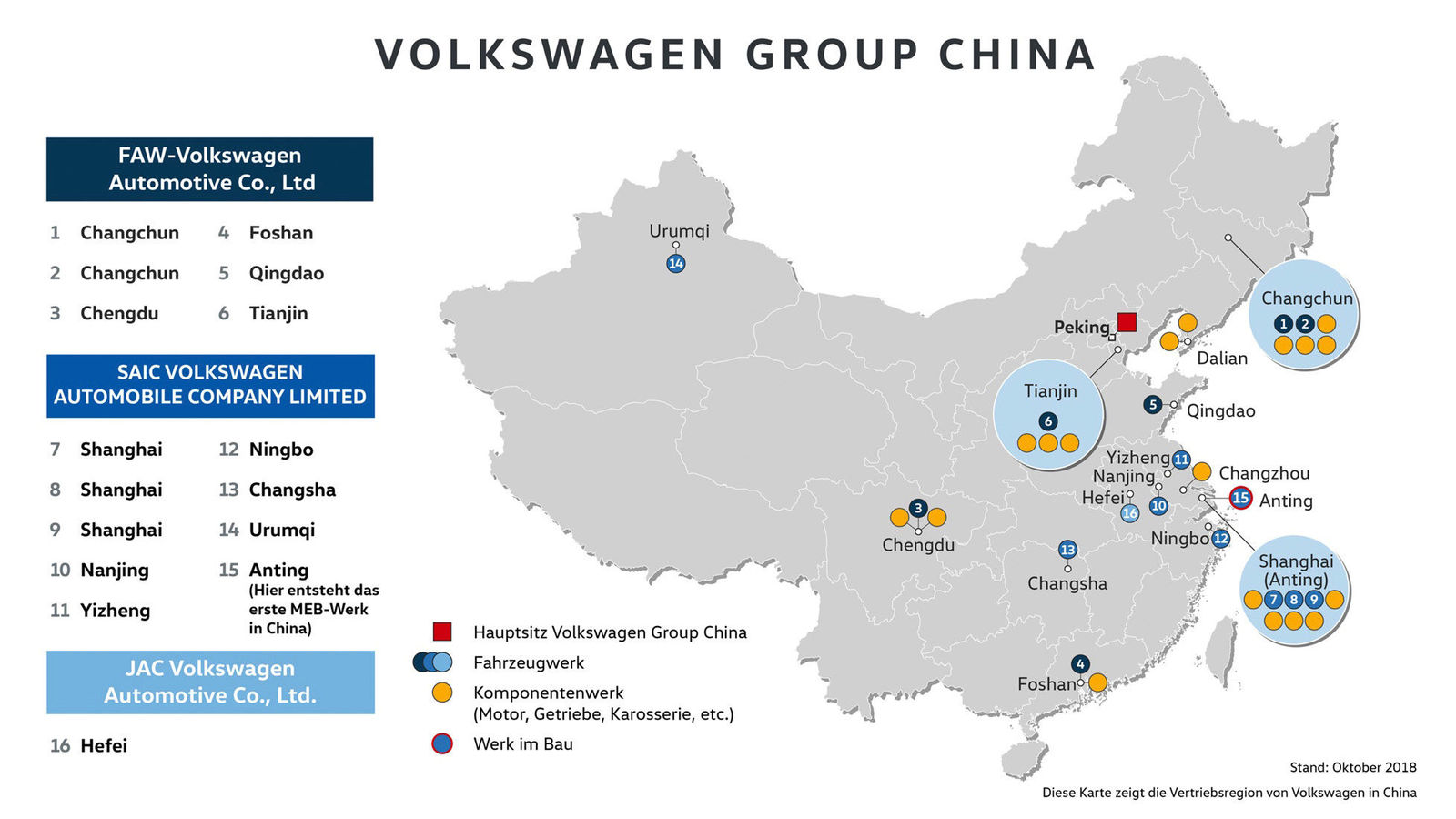 Volkswagen Group China baut weltweit erstes Produktionswerk nur für MEB-Fahrzeuge