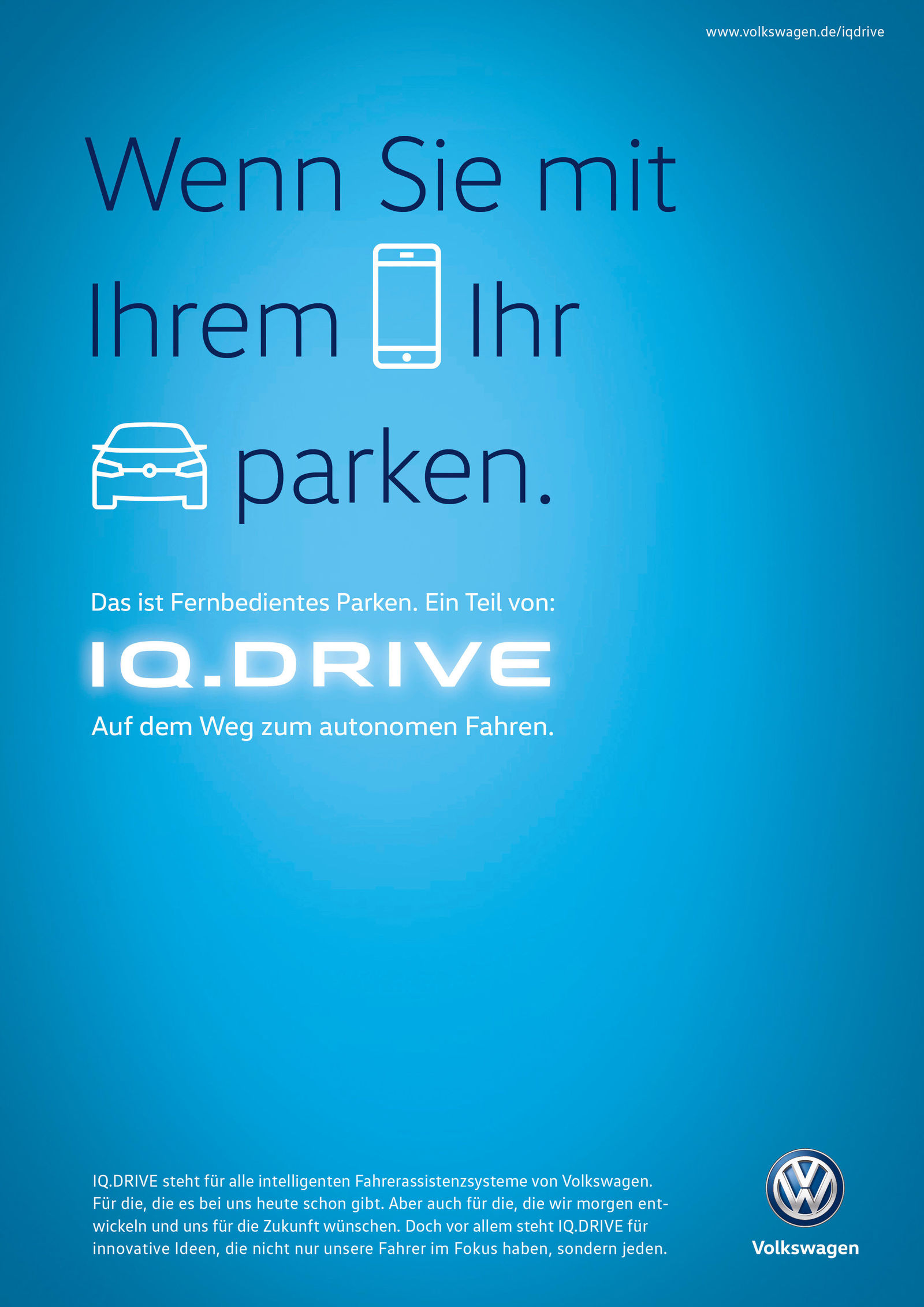 Volkswagen with new IQ.DRIVE umbrella brand campaign
