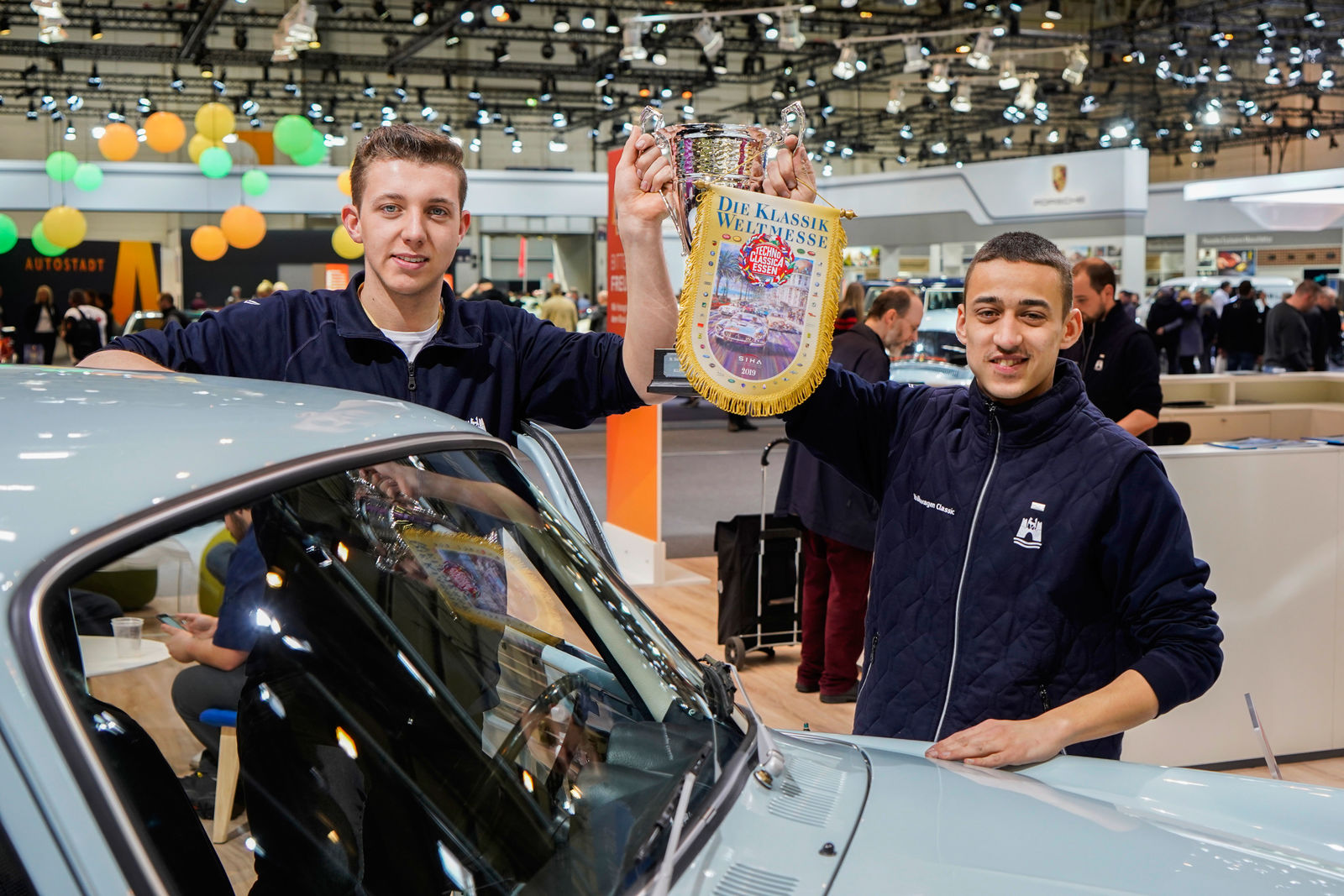 Techno Classica 2019: Apprentices completed Volkswagen 1600 TL restoration