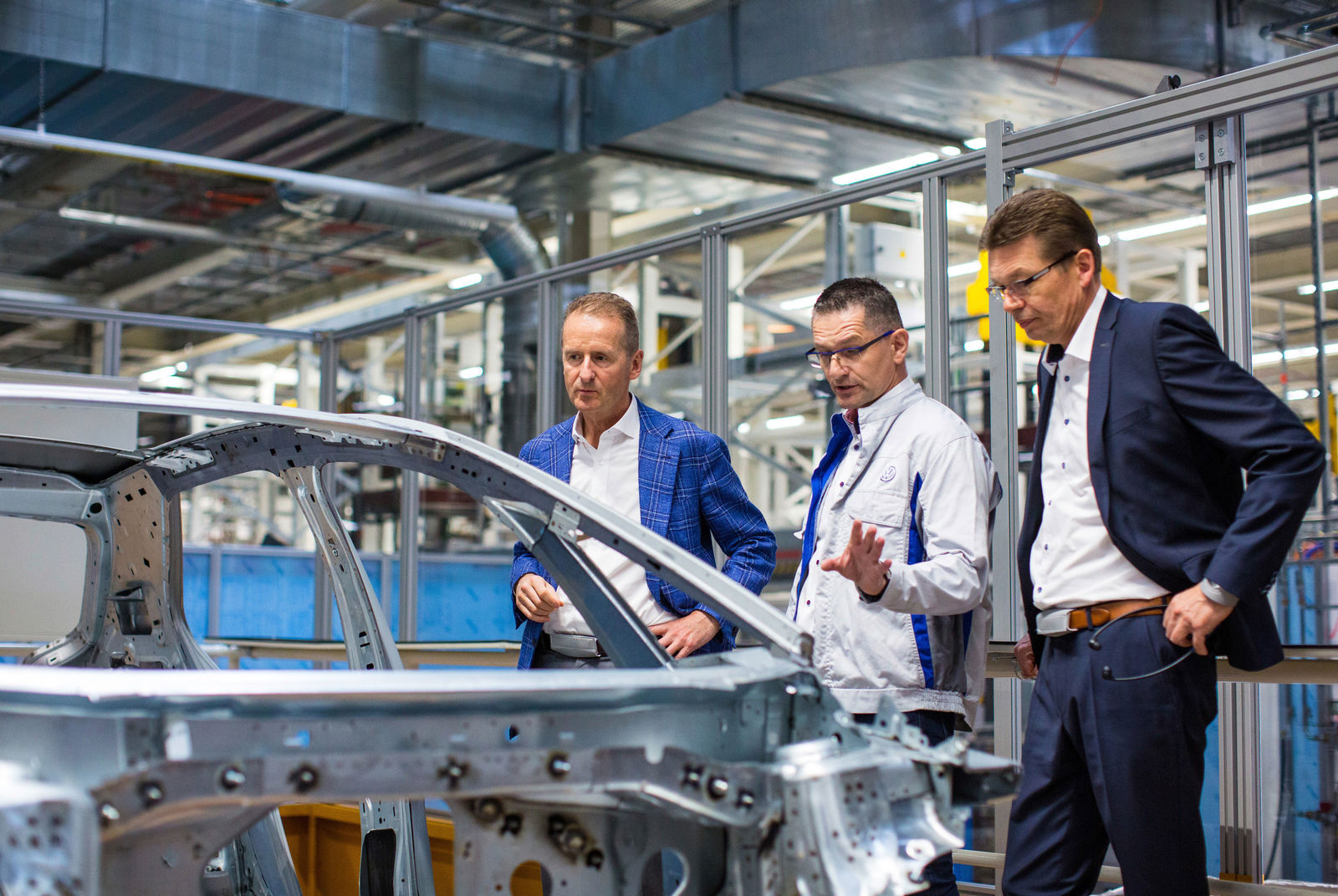 Volkswagen hat bereits die ersten 200 Vorserien-Fahrzeuge des neuen Elektroautos ID.3 gebaut