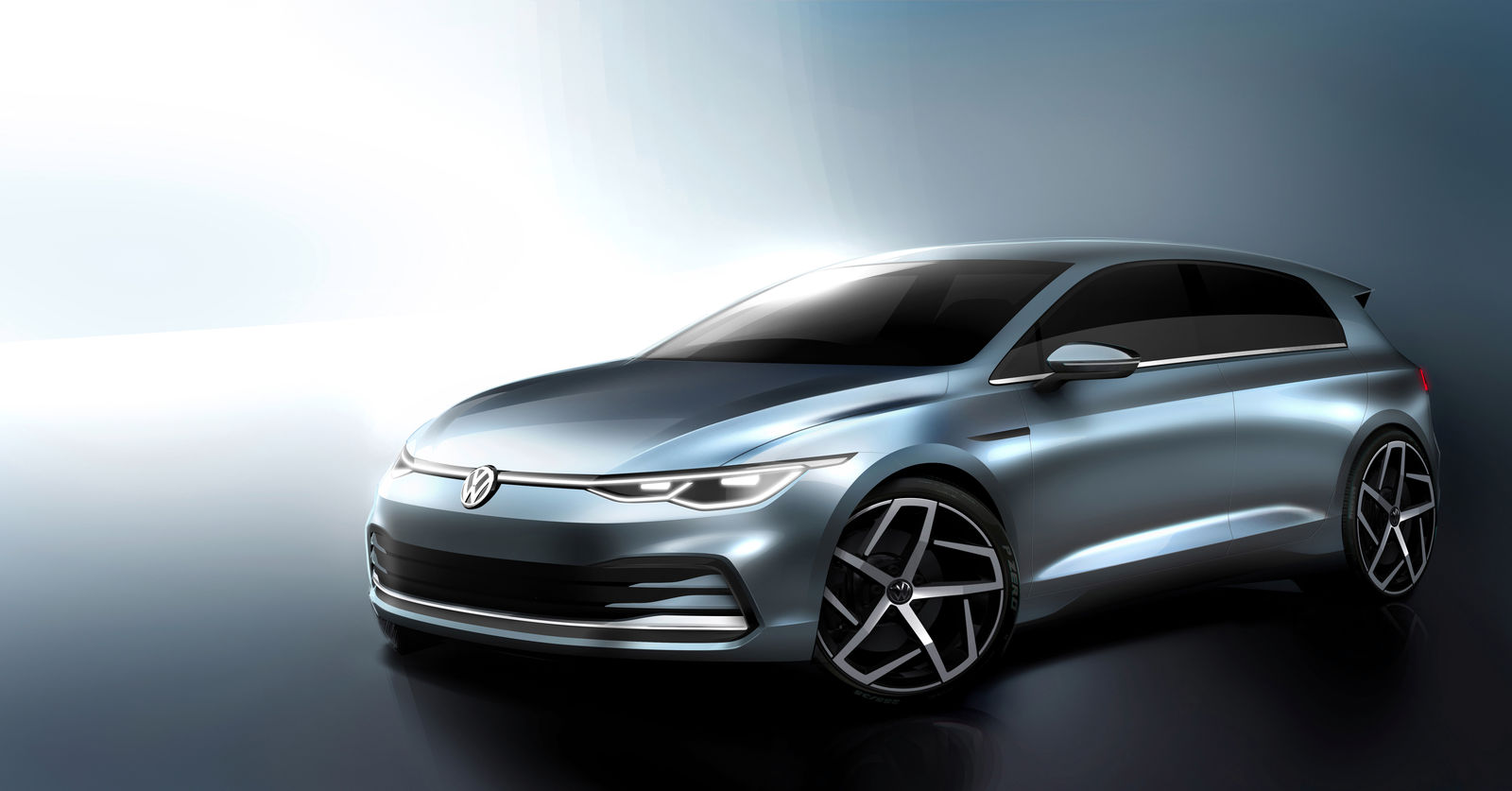 The all-new Golf (design sketch)