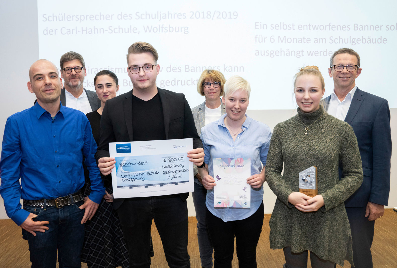 Volkswagen vergibt erstmals den Sara-Frenkel-Preis für Respekt, Toleranz und Zivilcourage an junge Bürgerinnen und Bürger