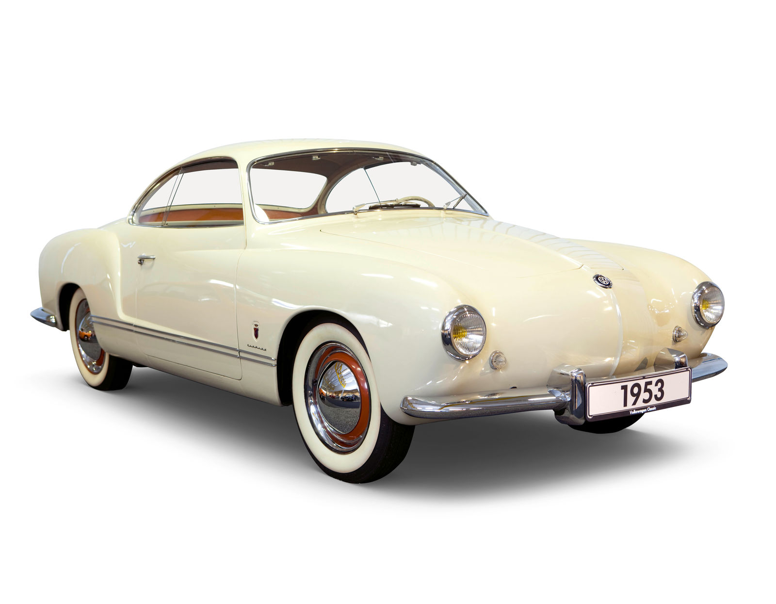 Italian elegance on a Beetle base: a prototype of the Volkswagen Karmann Ghia Coupé from 1953