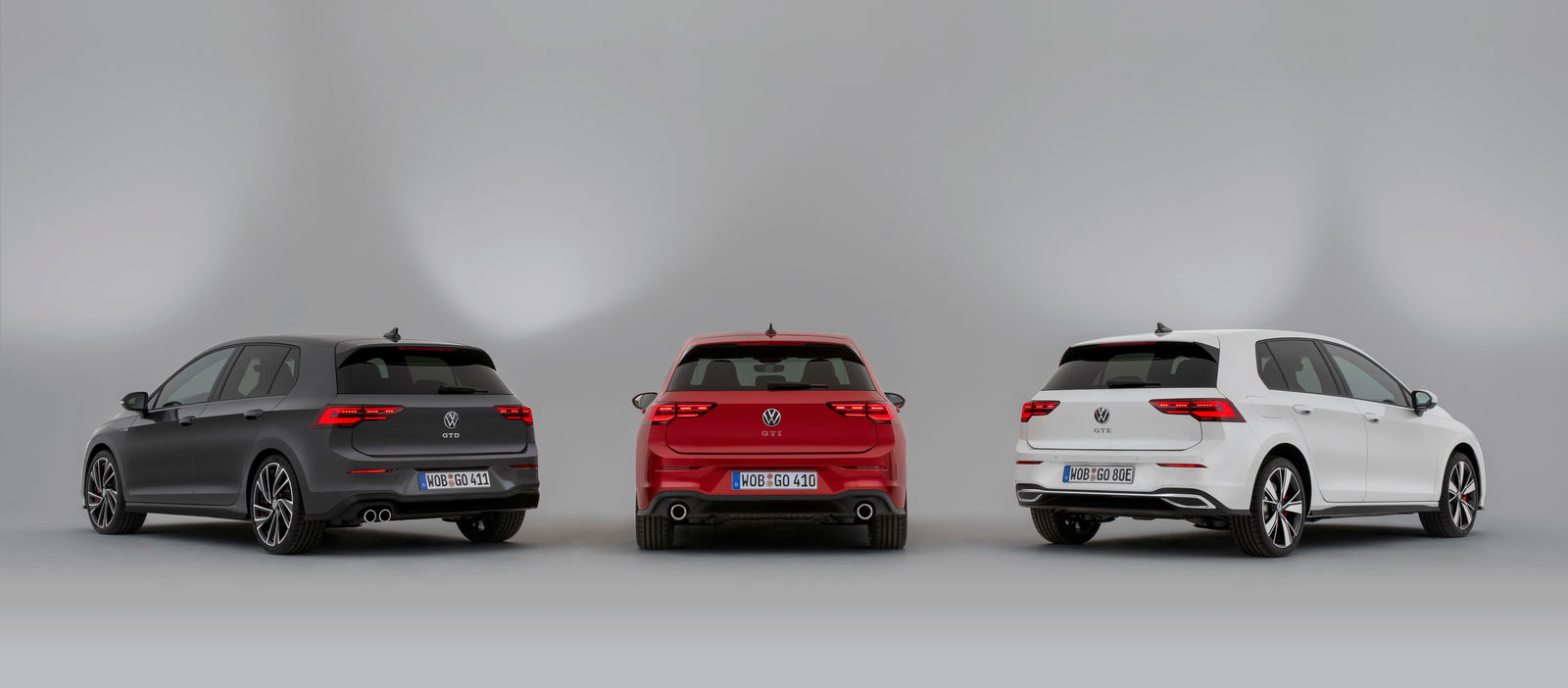 Volkswagen Golf GTD, GTI and GTE