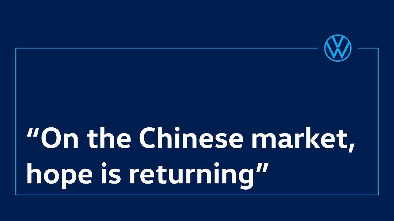 “On the Chinese market, hope is returning”