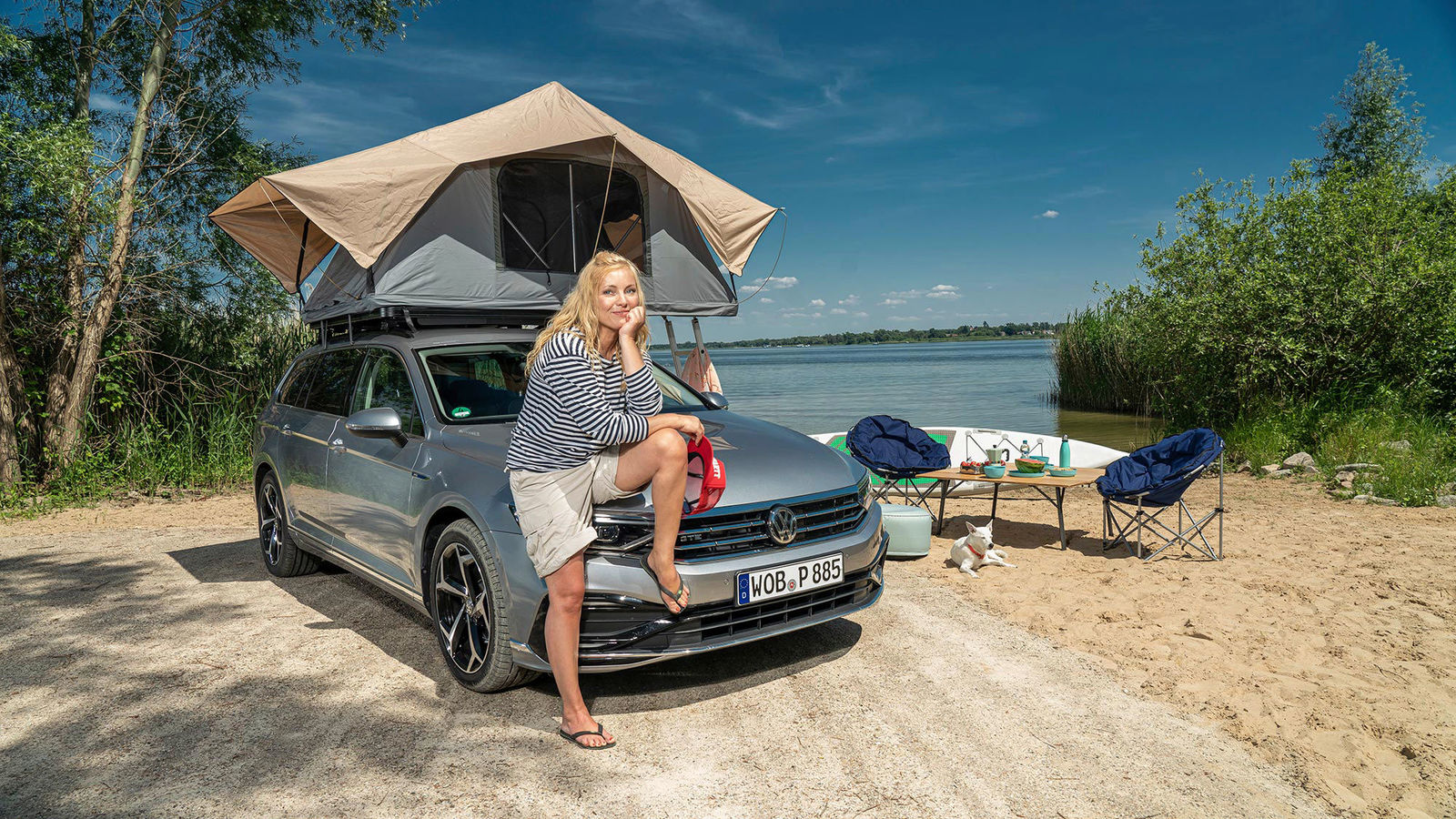 Story: Mecklenburg can be so beautiful – with Nadja Uhl and the Passat GTE Variant