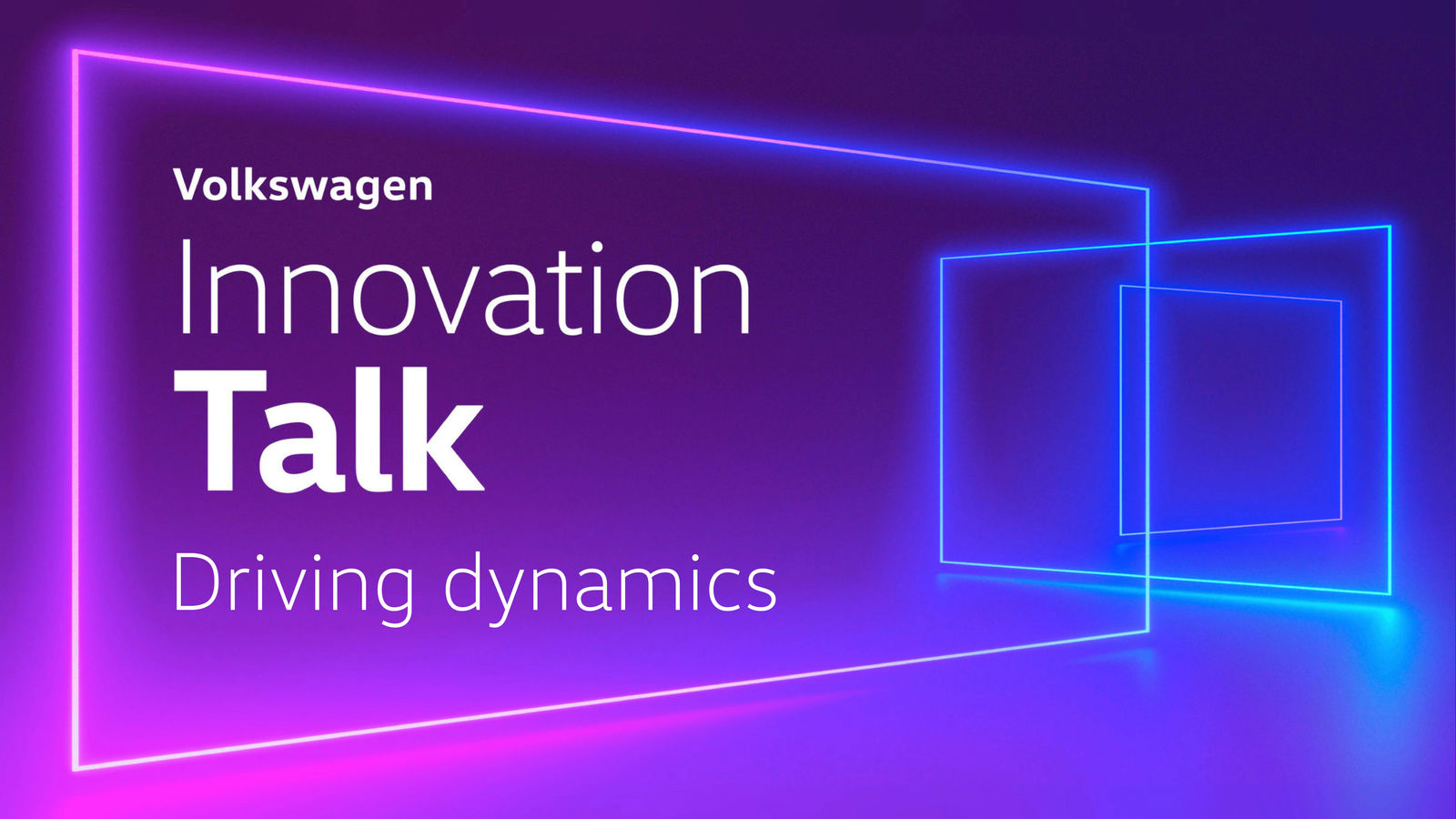 Innovation Talk - Driving dynamics
