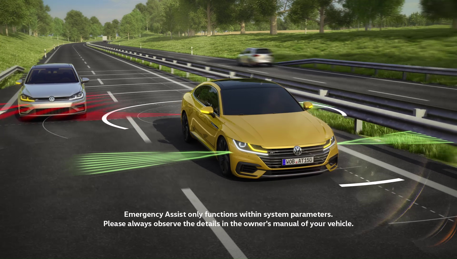 The assistance systems of the Volkswagen Arteon