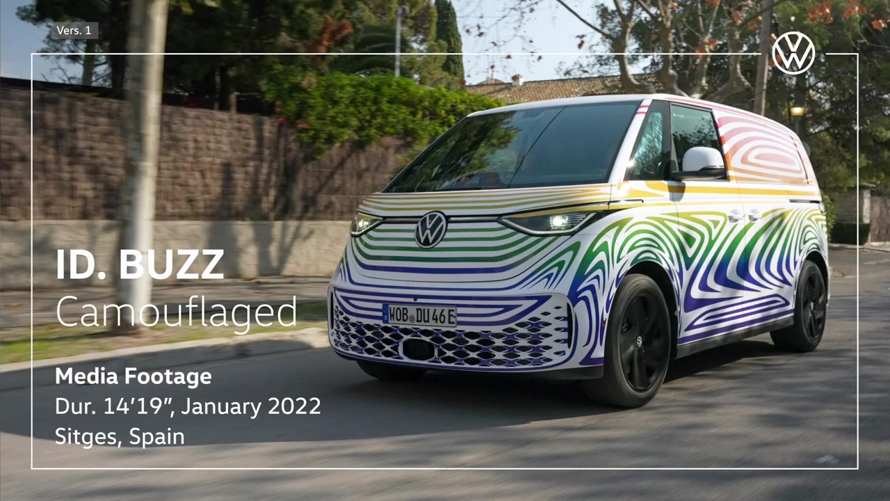 Volkswagen ID.Buzz - Covered Drive Sitges/Spain - Footage